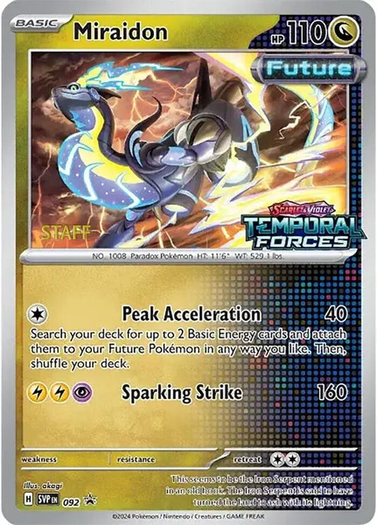 Miraidon - 092 (Prerelease) (092) [SV: Scarlet & Violet Promo Cards]