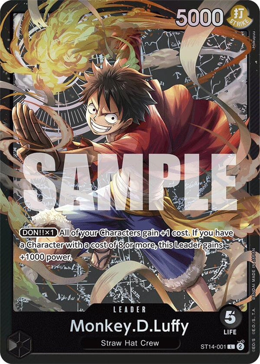 Monkey.D.Luffy (ST14-001) [Starter Deck 14: 3D2Y]