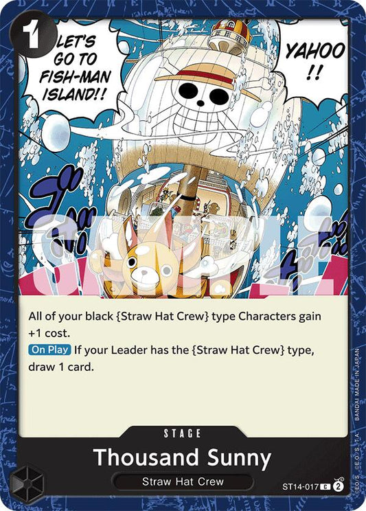 Thousand Sunny (ST14-017) [Starter Deck 14: 3D2Y]