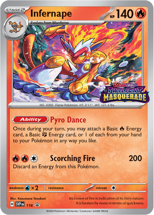 Infernape - 116 (116) [SV: Scarlet & Violet Promo Cards]