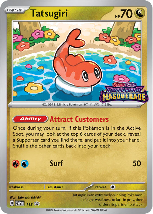 Tatsugiri - 118 (118) [SV: Scarlet & Violet Promo Cards]