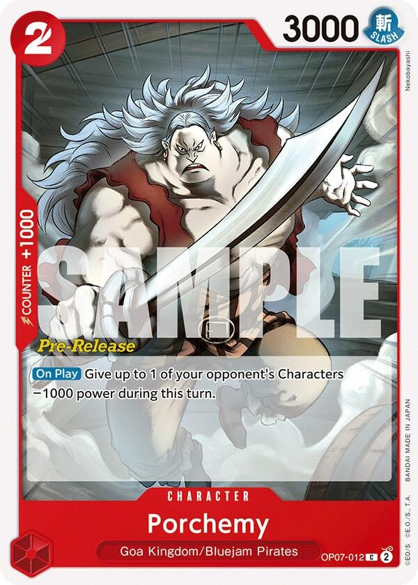 Image for Porchemy (OP07-012) [500 Years in the Future Pre-Release Cards] - One Piece Card Game