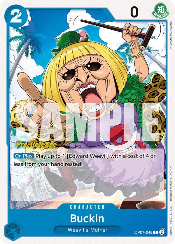 Image for Buckin (OP07-049) [500 Years in the Future Pre-Release Cards] - One Piece Card Game