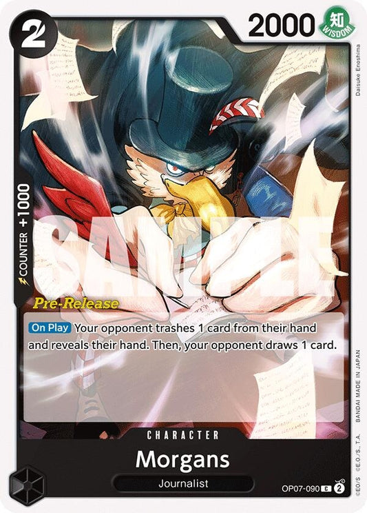 Image for Morgans (OP07-090) [500 Years in the Future Pre-Release Cards] - One Piece Card Game