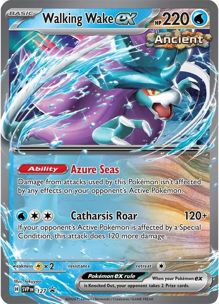 Walking Wake ex - 127 (127) [SV: Scarlet & Violet Promo Cards]