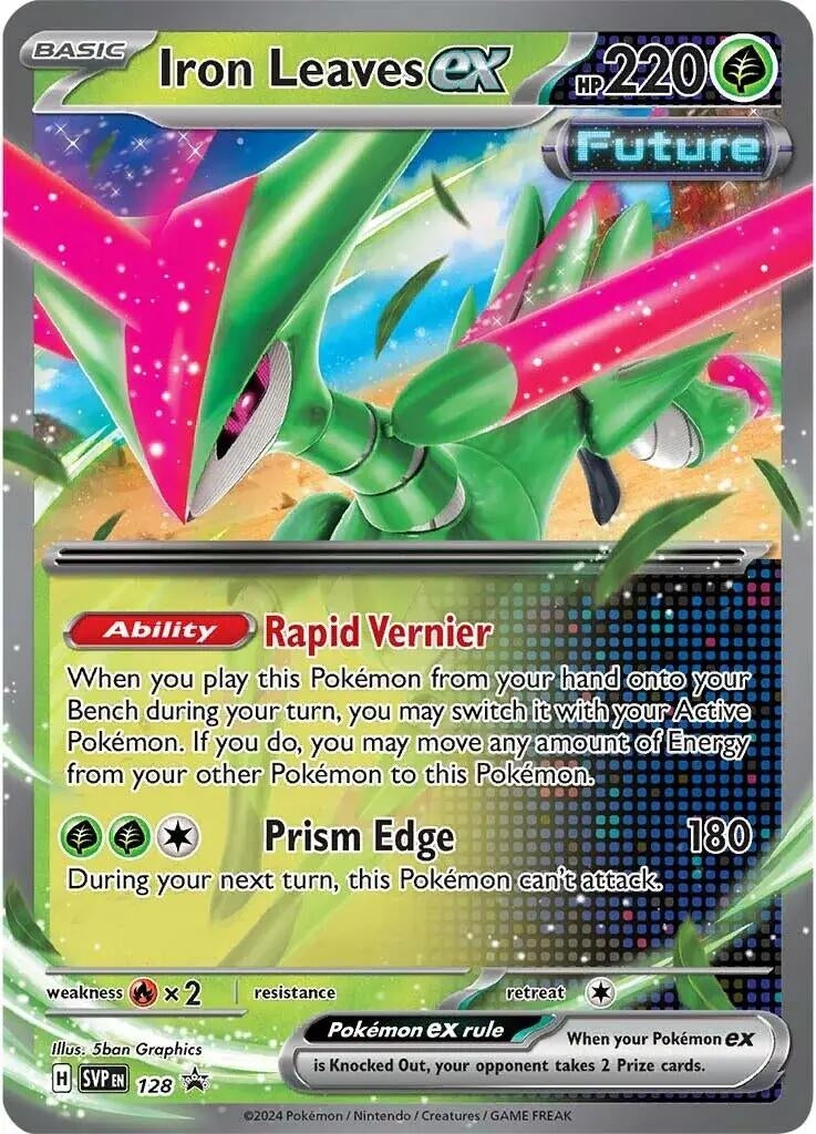 Iron Leaves ex - 128 (128) [SV: Scarlet & Violet Promo Cards]