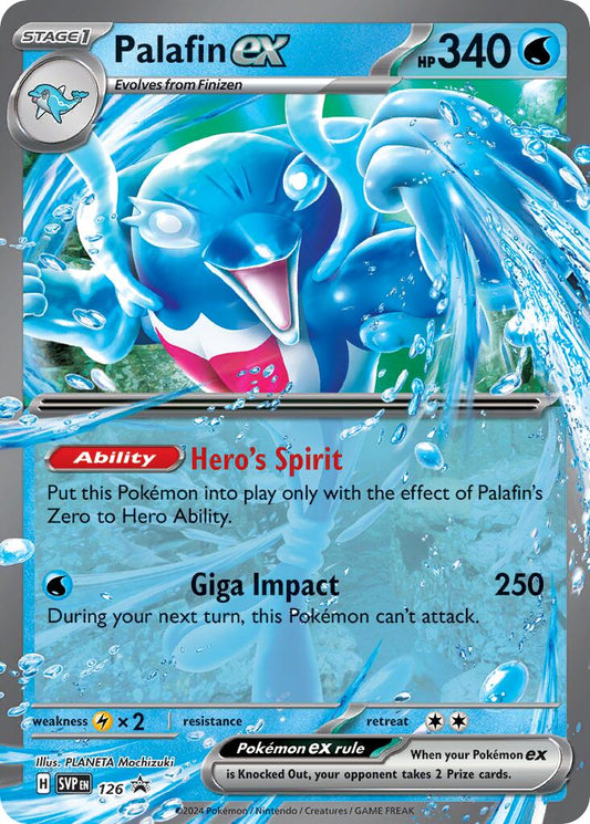 Palafin ex - 126 (126) [SV: Scarlet & Violet Promo Cards]