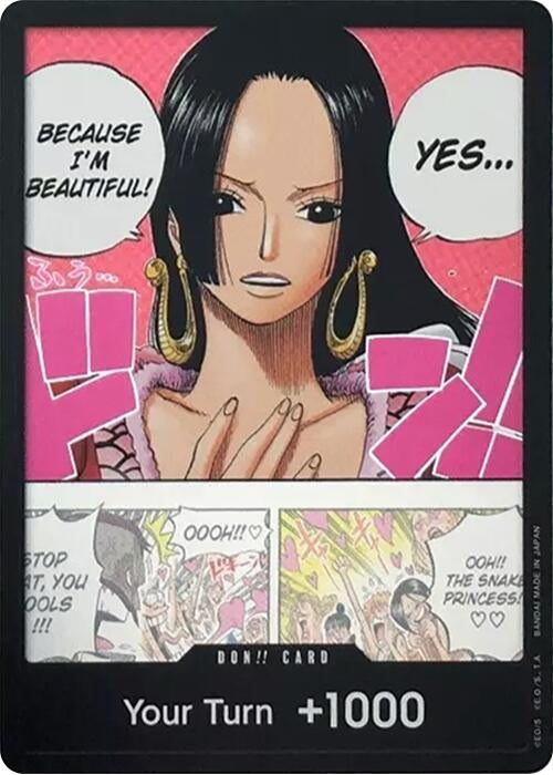 Image for DON!! Card (Boa Hancock) (Double Pack Set Vol. 4) [500 Years in the Future] - One Piece Card Game