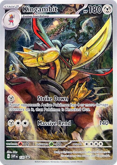 Kingambit - 130 (130) [SV: Scarlet & Violet Promo Cards]
