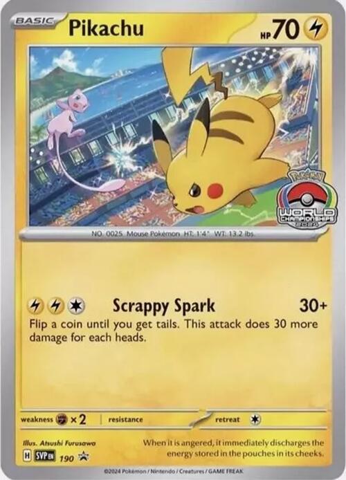 Pikachu - 190 (190) [SV: Scarlet & Violet Promo Cards]