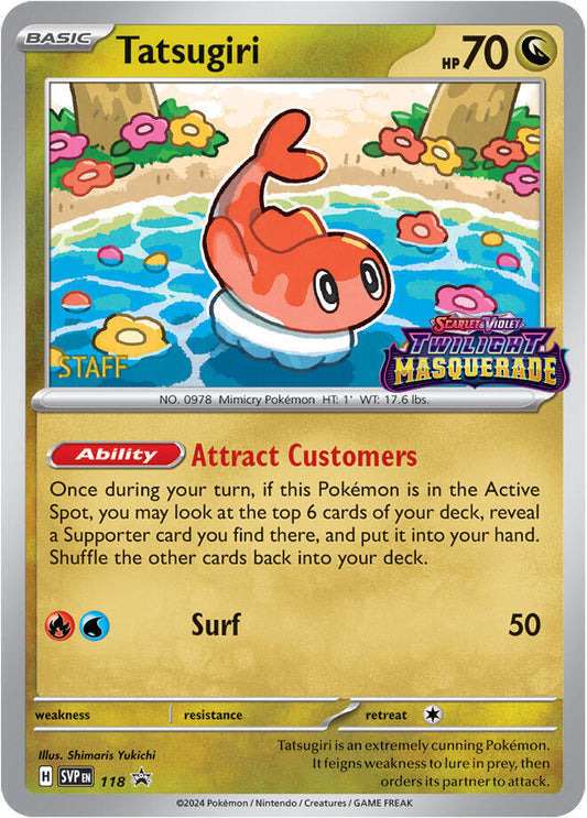 Tatsugiri - 118 (Prerelease) (118) [SV: Scarlet & Violet Promo Cards]