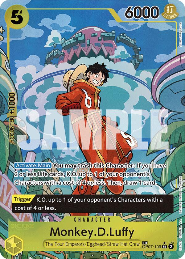 Monkey.D.Luffy (OP07-109) [Two Legends]