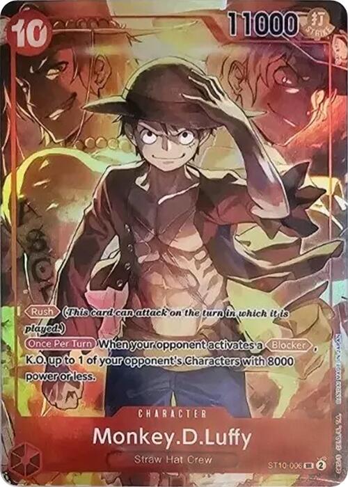 Monkey.D.Luffy (Treasure Booster Set) (ST10-006) [One Piece Promotion Cards]
