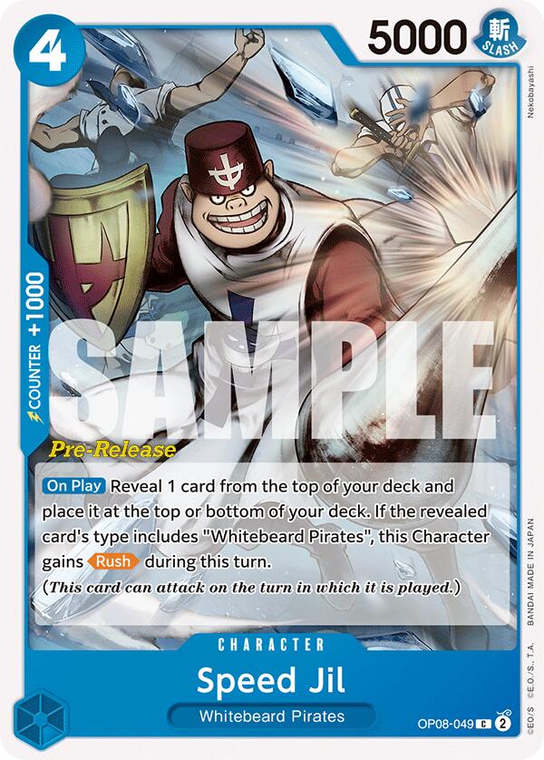 Speed Jil (OP08-049) [Two Legends Pre-Release Cards]