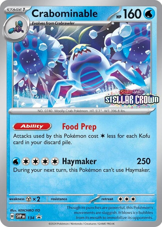 Crabominable - 134 (134/142) [SV: Scarlet & Violet Promo Cards]