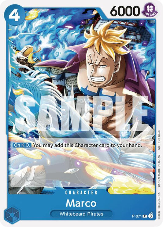 Marco (Two Legends Pre-Release) (P-071) [One Piece Promotion Cards]