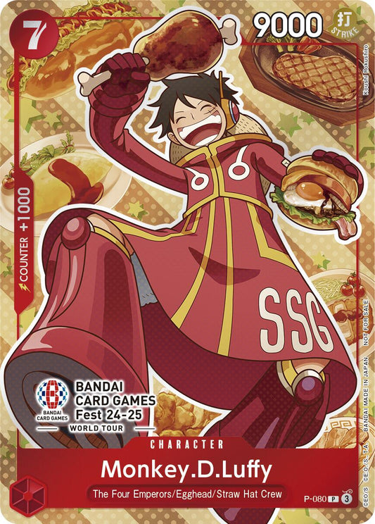 Monkey.D.Luffy (Bandai Card Games Fest 24-25) (P-080) [One Piece Promotion Cards]