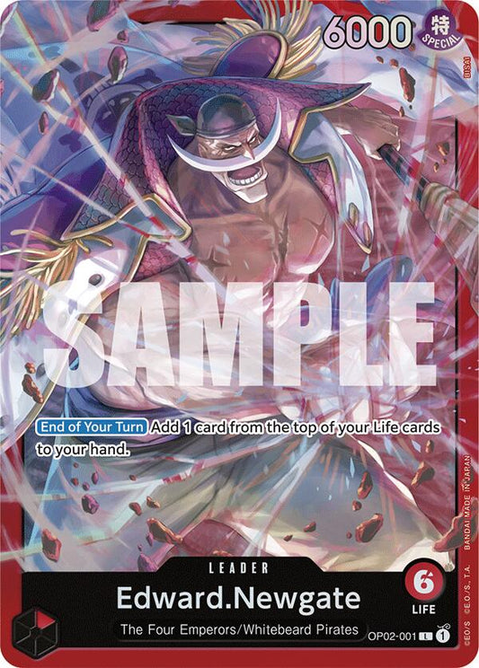Edward.Newgate (OP02-001) [Starter Deck 15: RED Edward.Newgate]