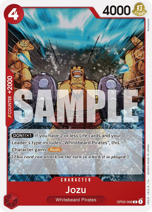 Jozu (OP02-008) [Starter Deck 15: RED Edward.Newgate]