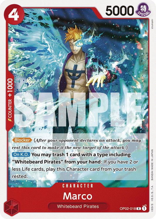 Marco (OP02-018) [Starter Deck 15: RED Edward.Newgate]