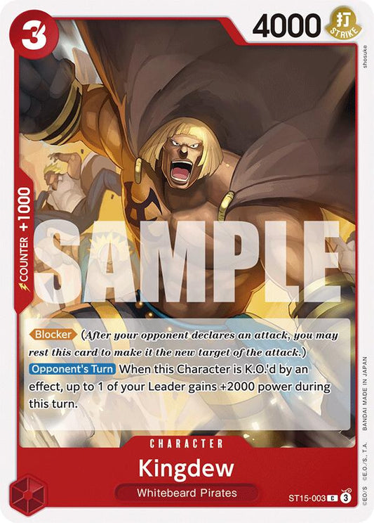 Kingdew (ST15-003) [Starter Deck 15: RED Edward.Newgate]