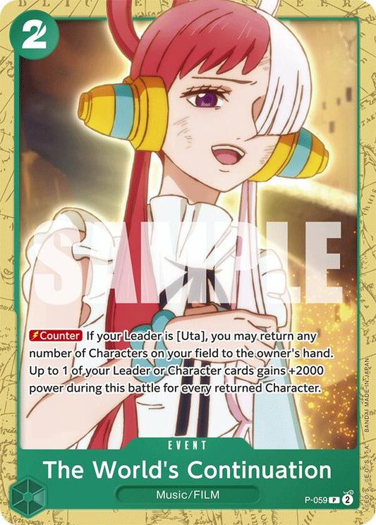 The World's Continuation (P-059) [Starter Deck 16: GREEN Uta]