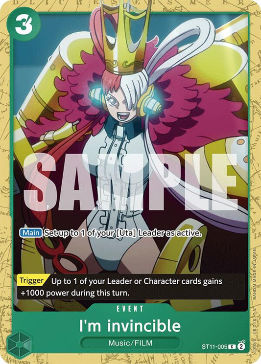 I'm invincible (ST11-005) [Starter Deck 16: GREEN Uta]