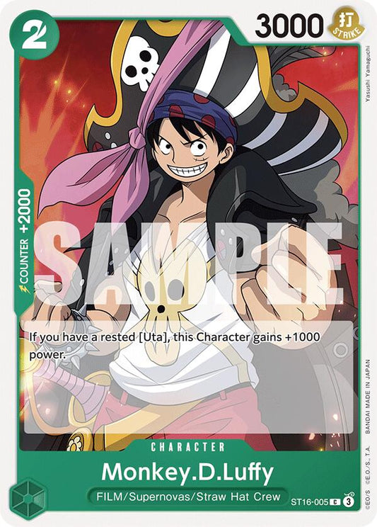 Monkey.D.Luffy (ST16-005) [Starter Deck 16: GREEN Uta]