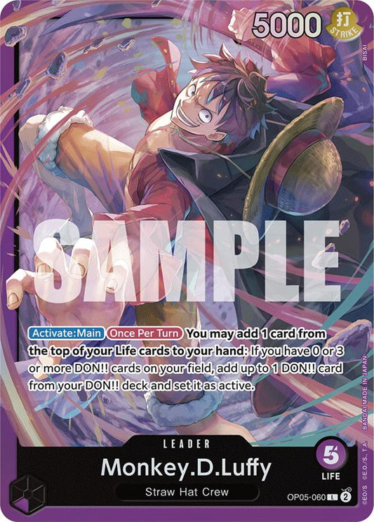 Monkey.D.Luffy (OP05-060) [Starter Deck 18: PURPLE Monkey.D.Luffy]