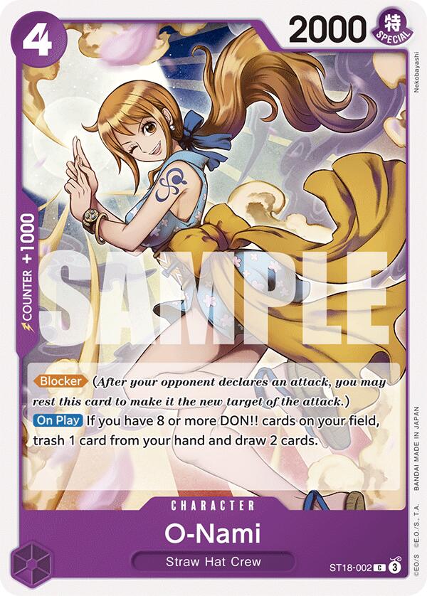 O-Nami (ST18-002) [Starter Deck 18: PURPLE Monkey.D.Luffy]