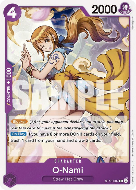 O-Nami (ST18-002) [Starter Deck 18: PURPLE Monkey.D.Luffy]