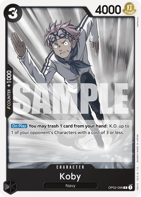 Koby (OP02-098) [Starter Deck 19: BLACK Smoker]