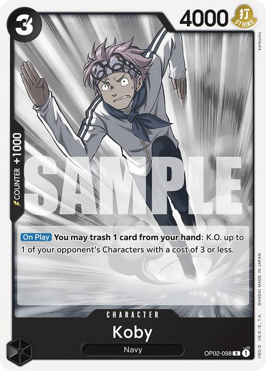 Koby (OP02-098) [Starter Deck 19: BLACK Smoker]