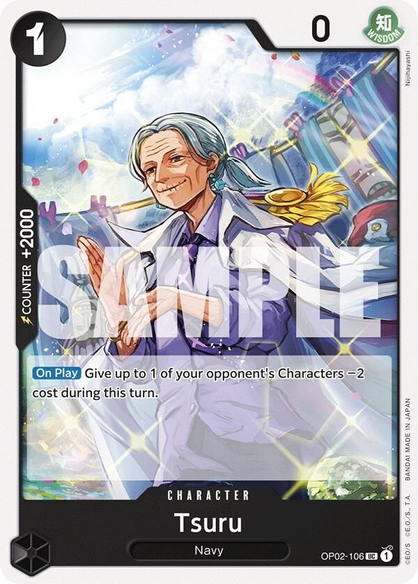 Tsuru (OP02-106) [Starter Deck 19: BLACK Smoker]