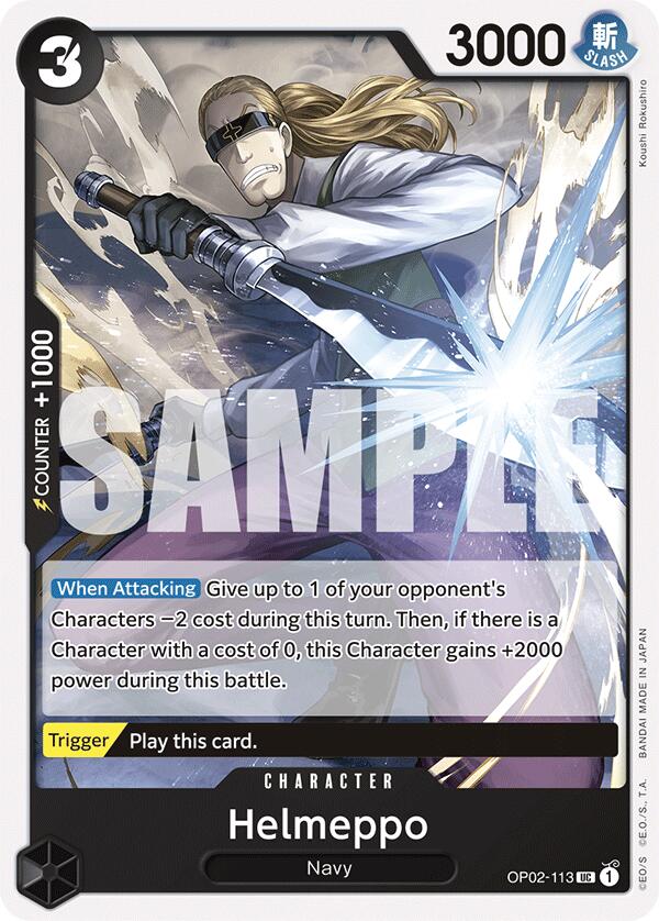 Helmeppo (OP02-113) [Starter Deck 19: BLACK Smoker]