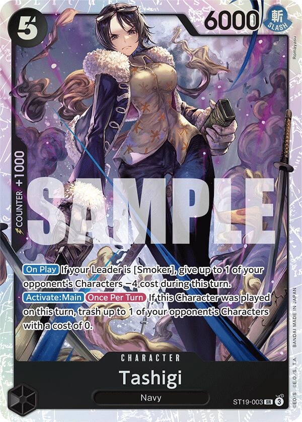 Tashigi (ST19-003) [Starter Deck 19: BLACK Smoker]