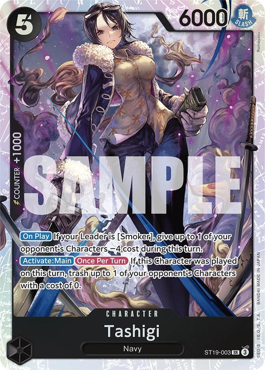 Tashigi (ST19-003) [Starter Deck 19: BLACK Smoker]