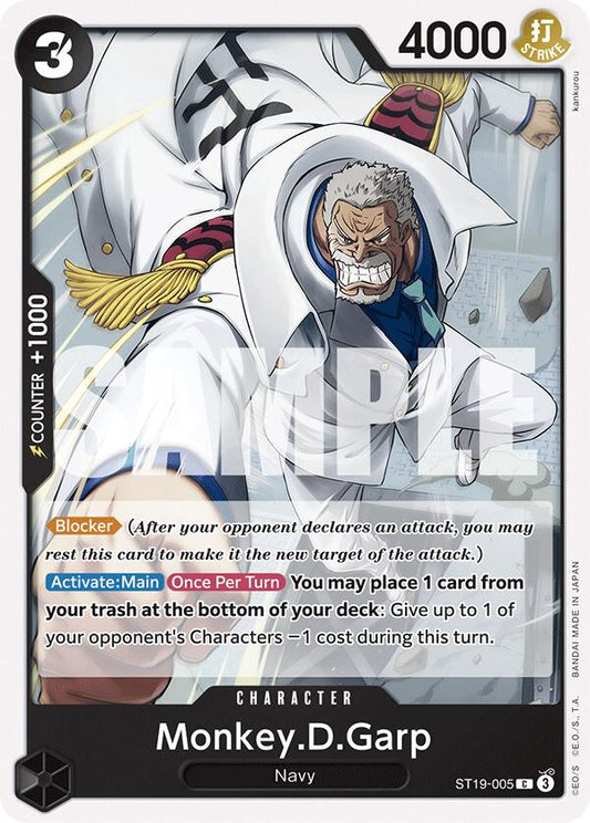 Monkey.D.Garp (ST19-005) [Starter Deck 19: BLACK Smoker]
