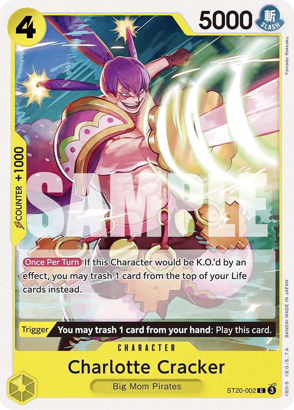 Charlotte Cracker (ST20-002) [Starter Deck 20: YELLOW Charlotte Katakuri]