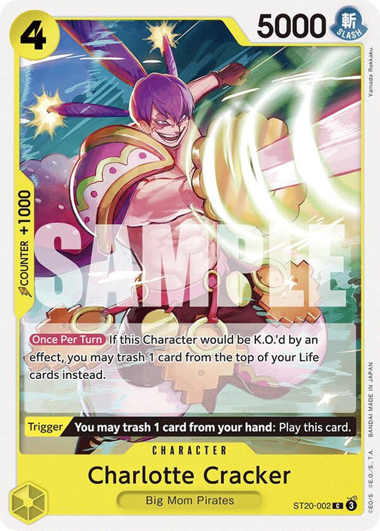 Charlotte Cracker (ST20-002) [Starter Deck 20: YELLOW Charlotte Katakuri]