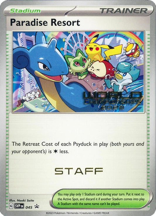 Paradise Resort - 045 (World Championships 2023) (045) [SV: Scarlet & Violet Promo Cards]