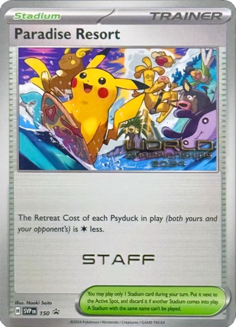 Paradise Resort - 150 (World Championships 2024) (150) [SV: Scarlet & Violet Promo Cards]