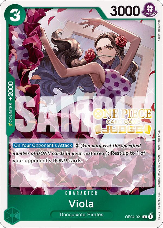 Viola (Judge Pack Vol. 4) (OP04-021) [One Piece Promotion Cards]