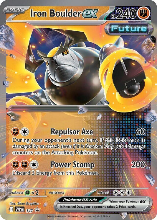 Iron Boulder ex - 147 (147) [SV: Scarlet & Violet Promo Cards]