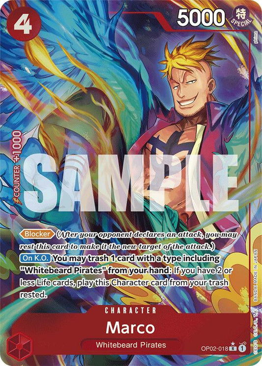 Marco (Alternate Art) (OP02-018) [Premium Booster -The Best-]