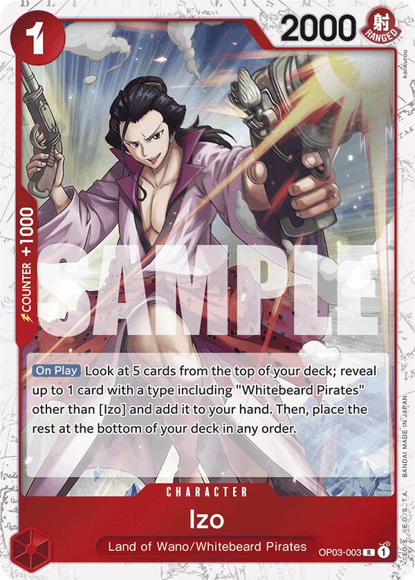 Izo (OP03-003) (Jolly Roger Foil) (OP03-003) [Premium Booster -The Best-]