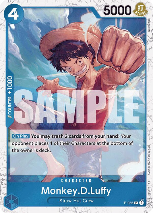 Monkey.D.Luffy (P-055) (Jolly Roger Foil) (P-055) [Premium Booster -The Best-]