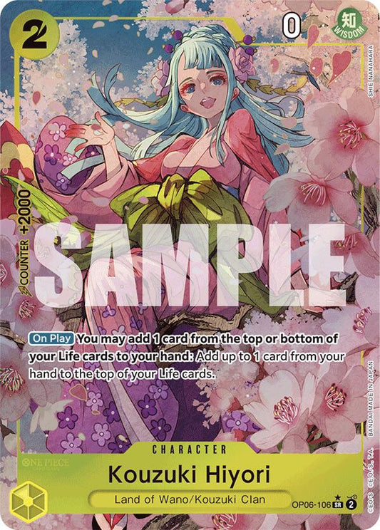 Kouzuki Hiyori (Alternate Art) (OP06-106) [Premium Booster -The Best-]
