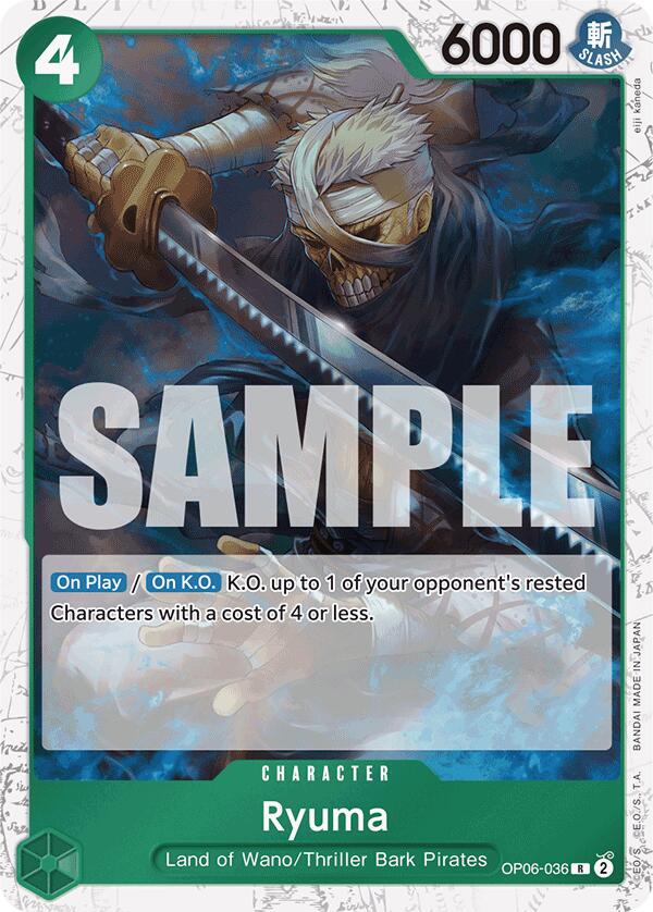 Ryuma (Jolly Roger Foil) (OP06-036) [Premium Booster -The Best-]