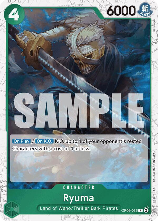 Ryuma (Jolly Roger Foil) (OP06-036) [Premium Booster -The Best-]